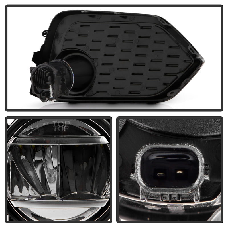 Spyder 16-17 Honda Civic Hatchback (Hatch Only) OEM LED Fog Light w/Switch - Clear (FL-HC2017-LED-C) 9043338