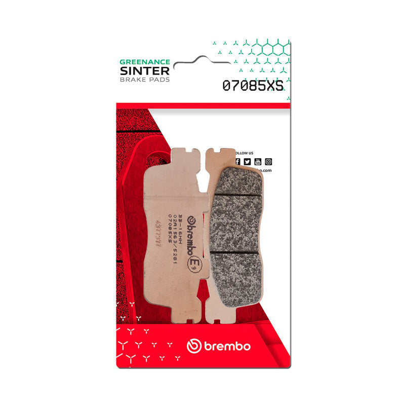 Brembo OE 20-22 Kymco Agility+ 300cc Sinter Brake Pad - Front 07085XS