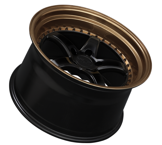 XXR 565 Wheel Black / Bronze Lip 18x9.5 +20 5x4.5