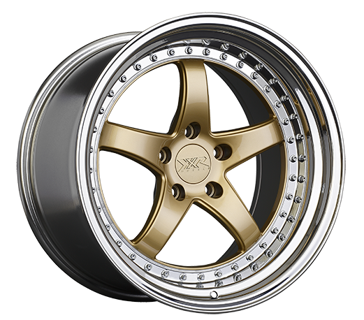 XXR 565 Wheel Hyper Gold / Platinum Lip 18x9.5 +38 5x4.5