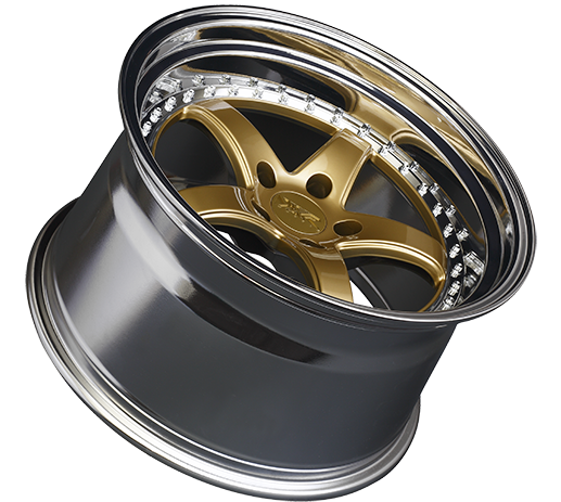 XXR 565 Wheel Hyper Gold / Platinum Lip 20x10.5 +40 5x4.5
