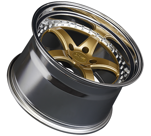 XXR 565 Wheel Hyper Gold / Platinum Lip 20x10.5 +25 5x4.5