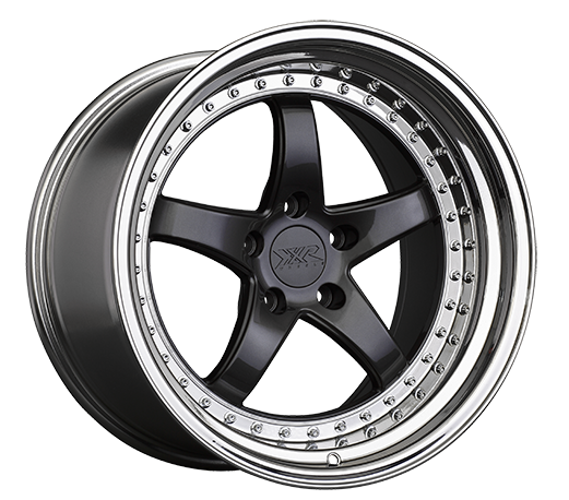 XXR 565 Wheel Graphite / Platinum Lip 18x8.5 +20 5x4.5