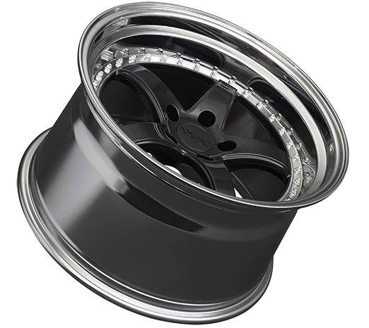 XXR 565 Wheel Graphite / Platinum Lip 18x9.5 +38 5x4.5