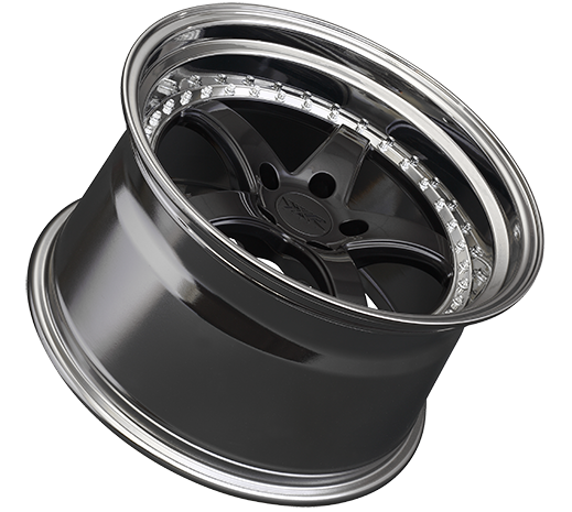 XXR 565 Wheel Graphite / Platinum Lip 20x9 +35 5x4.5