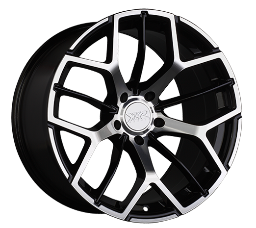 XXR 566 Wheel Black / Machined 18x8.5 +35 5x4.5