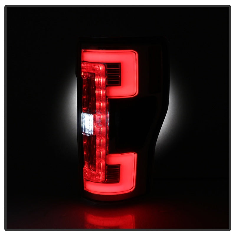 Spyder 17-18 Ford F-250 SD (w/Blind Spot Sensor) LED Tail Lights - Chrm (ALT-YD-FS17BS-LED-C) 5085641