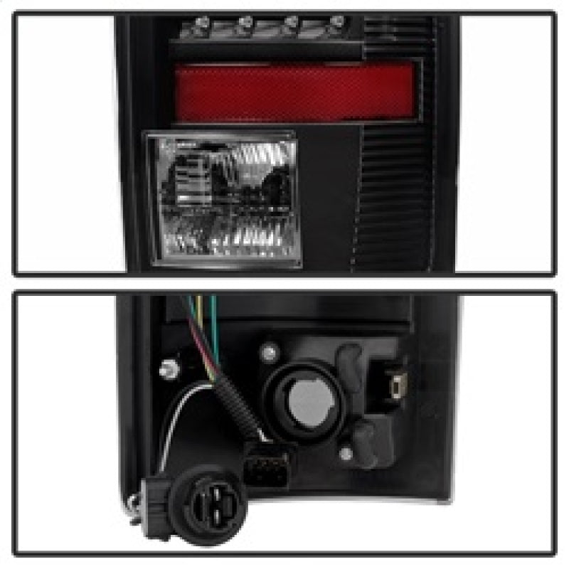 SPYDER Xtune Dodge Ram 02-06 1500 / Ram 2500/3500 03-06 LED Tail Light Black ALT-JH-DR02-LED-BK 5072979