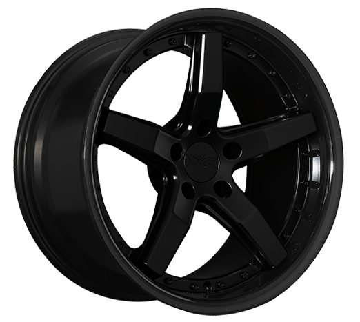 XXR 569 Wheel Flat Black / Gloss Black Lip 20x10.5 +40 5x120
