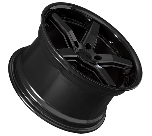 XXR 569 Wheel Flat Black / Gloss Black Lip 18x8.5 +38 5x4.5