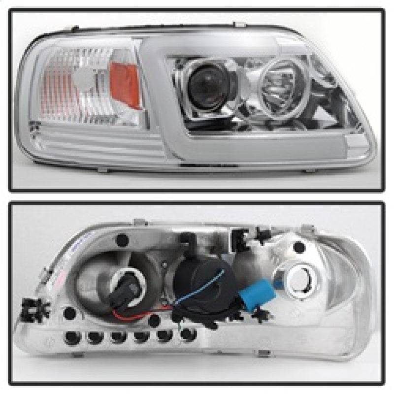 Spyder 97-03 Ford F-150 (After 6/1997) V2 Proj Headlights DRL LED - Chrm (PRO-YD-FF15097V2-LB-C) 5084644