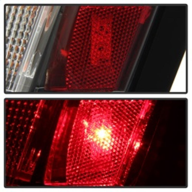 Spyder Chrysler 300C 05-07 V2 Light Bar LED Tail Lights - Black ALT-YD-C305V2-LED-BK 5083357