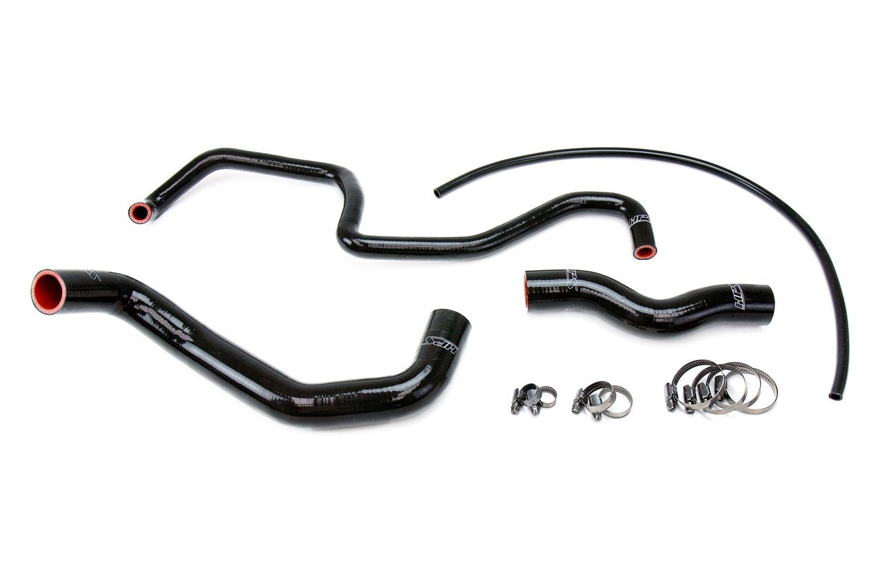 HPS Performance Products HPS Black Reinforced Silicone Radiator Hose Kit Coolant Infiniti 03-06 G35 Sedan