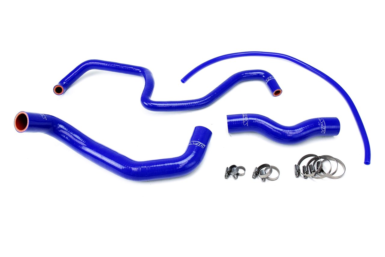 HPS Performance HPS Blue Reinforced Silicone Radiator Hose Kit Coolant Infiniti 03-07 G35 Coupe