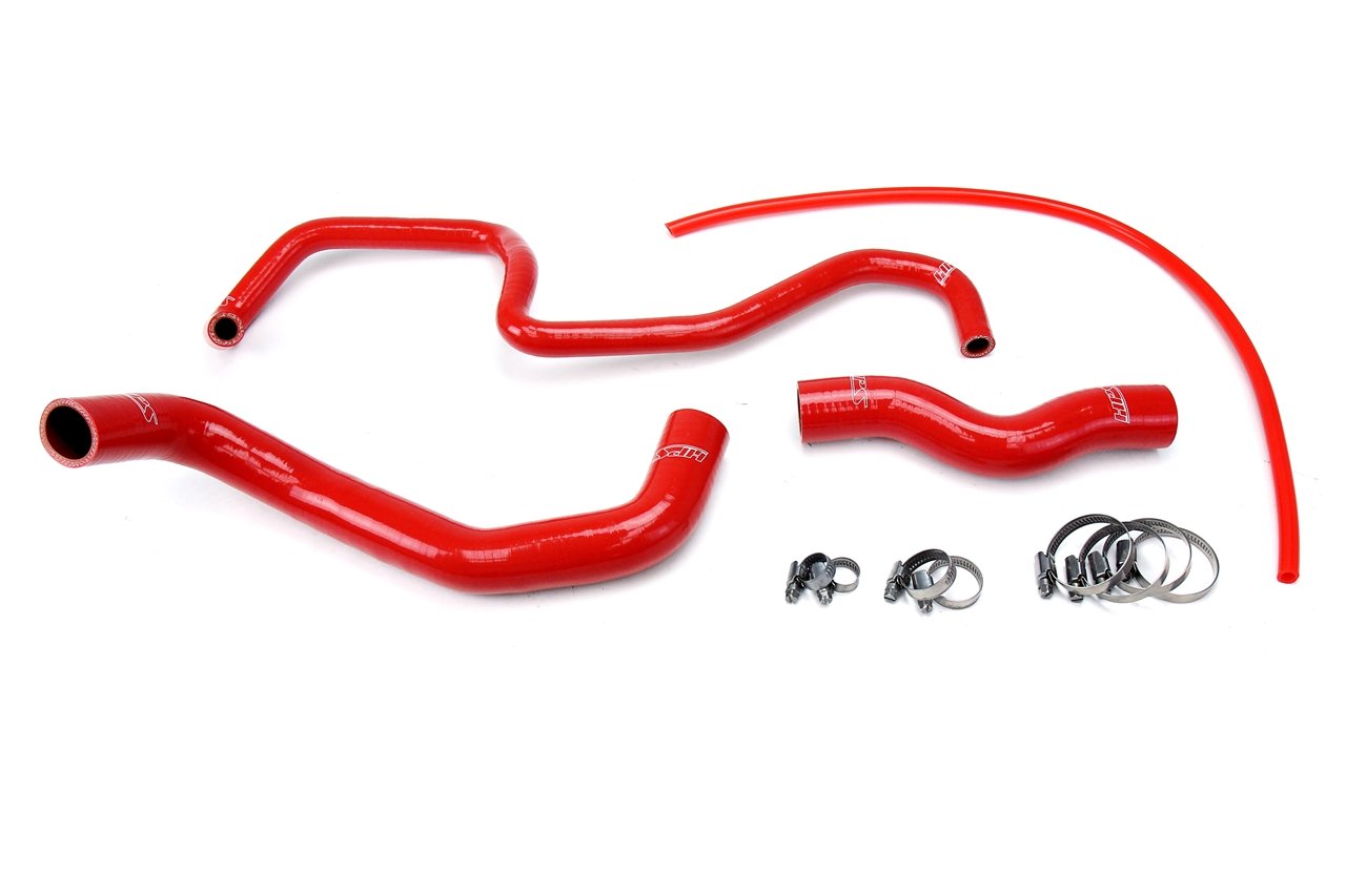 HPS Performance HPS Red Reinforced Silicone Radiator Hose Kit Coolant Infiniti 05-06 G35x Sedan