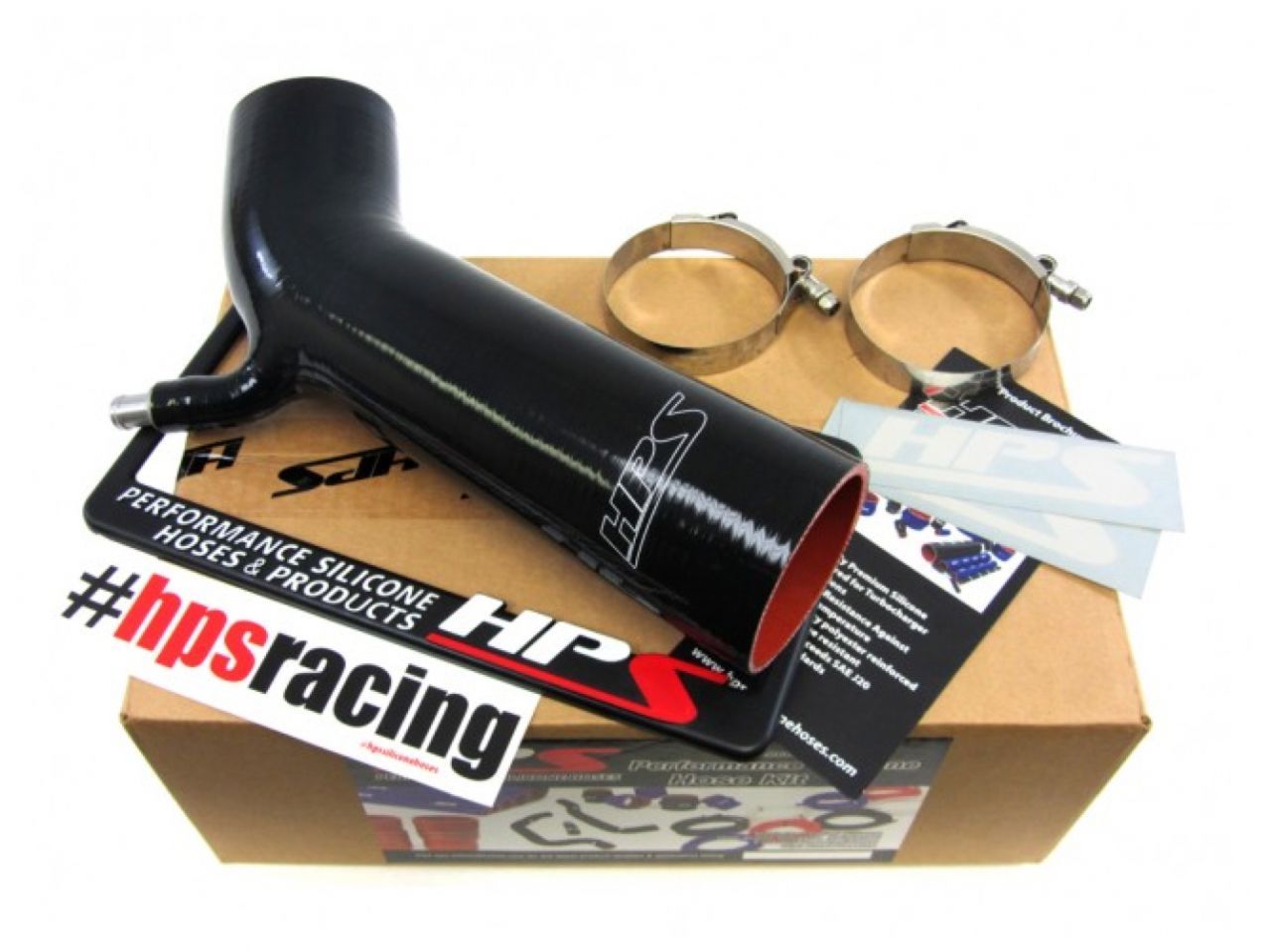 HPS Performance HPS Black Reinforced Silicone Post MAF Air Intake Hose Kit Lexus 01-05 IS300 I6 3.0L