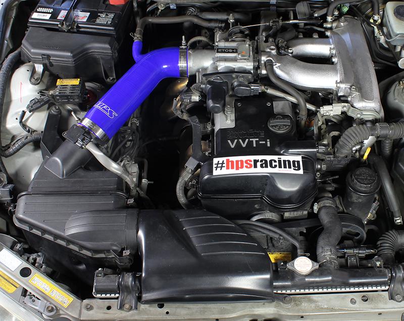 HPS Performance Products HPS Blue Reinforced Silicone Post MAF Air Intake Hose Kit Lexus 01-05 IS300 I6 3.0L