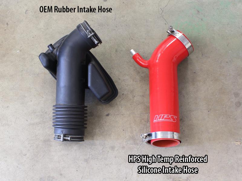 HPS Performance Products HPS Red Reinforced Silicone Post MAF Air Intake Hose Kit Lexus 01-05 IS300 I6 3.0L