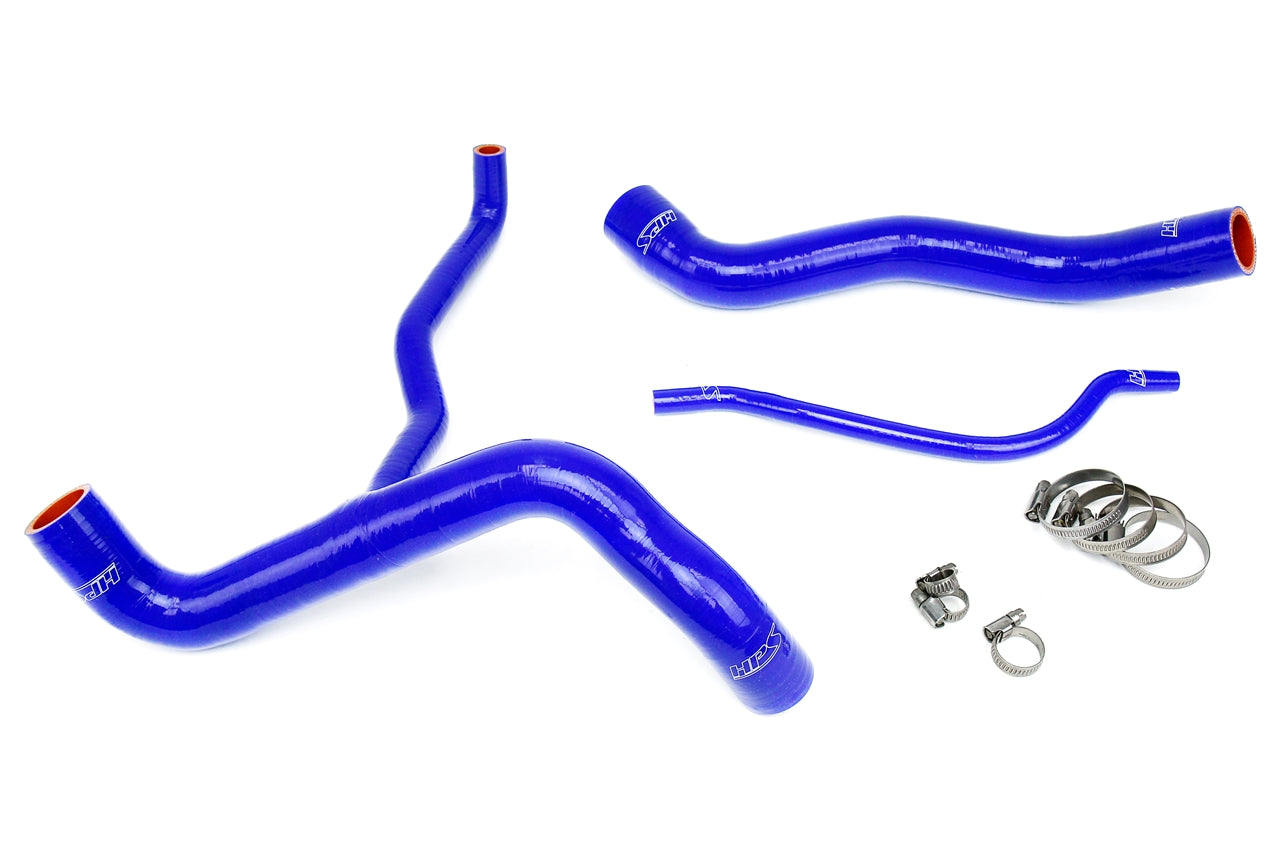 HPS Performance Products HPS Blue Reinforced Silicone Radiator Hose Kit Coolant Chevy 10-11 Camaro SS 6.2L V8