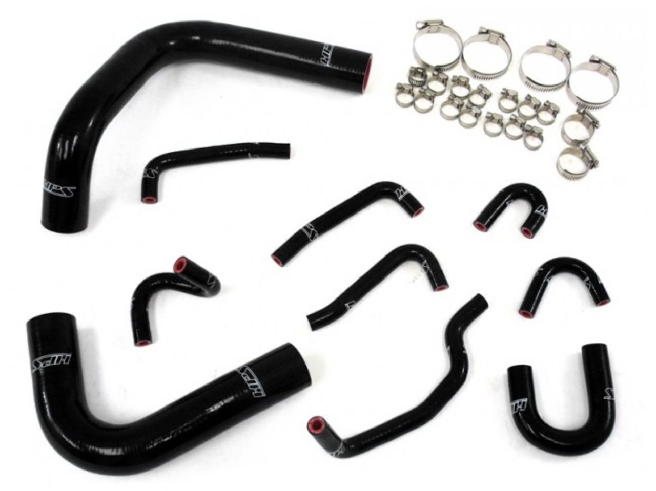 HPS Reinforced Black Silicone Radiator Hose Kit Coolant Toyota 89-95 Pickup 3.0L V6