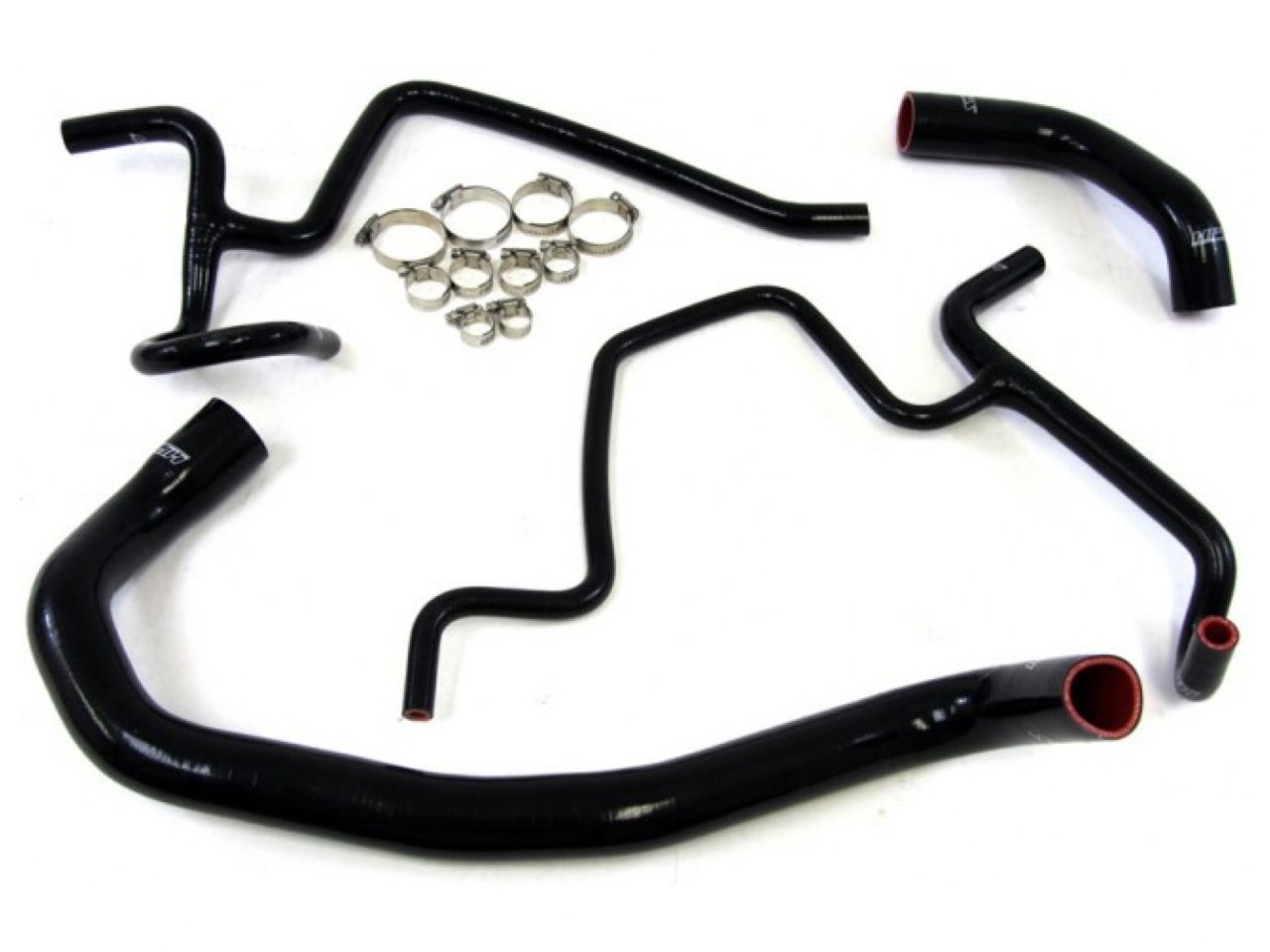 HPS Black Reinforced Silicone Radiator Hose Kit Chrysler 05-10 300C R/T 5.7L V8