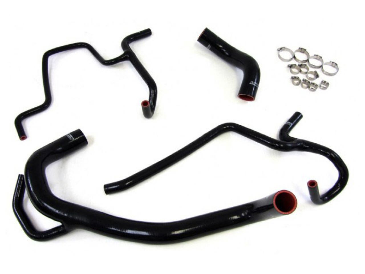 HPS Black Reinforced Silicone Radiator Hose Kit Chrysler 12-13 300C SRT8 6.4L V8