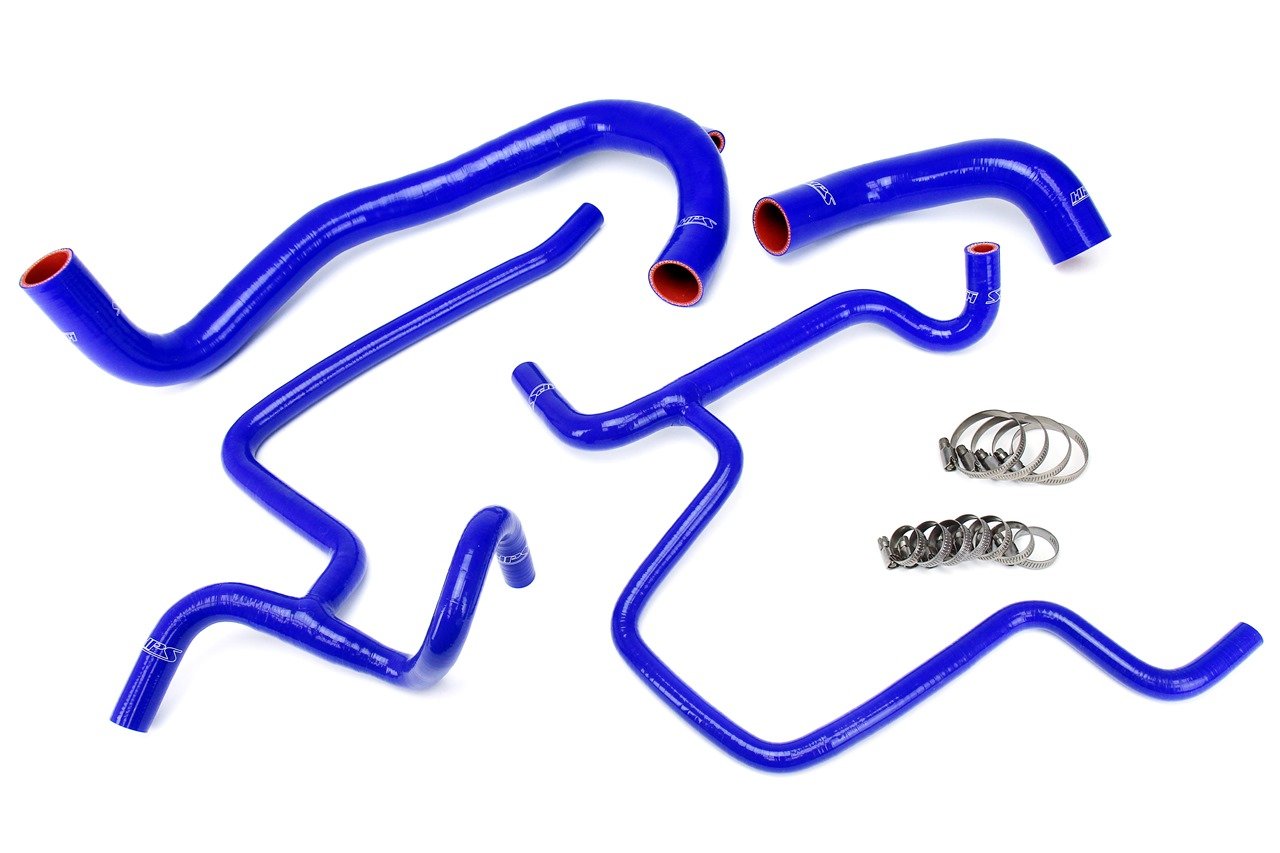 HPS Blue Reinforced Silicone Radiator Hose Kit Dodge 12-13 Charger SRT8 6.4L V8