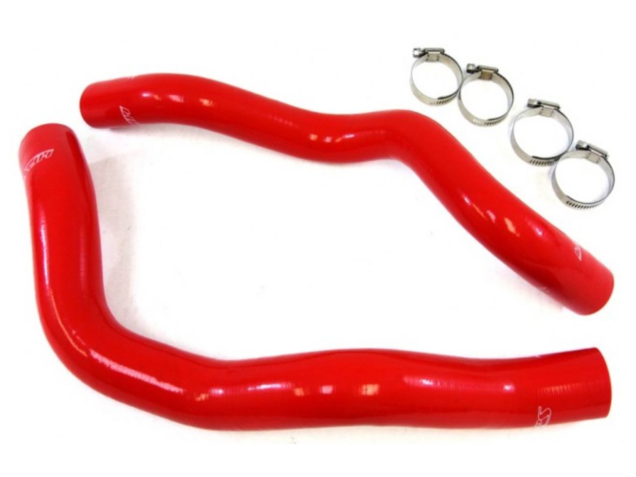 HPS Performance HPS Red Reinforced Silicone Radiator Hose Kit Ford 94-95 Mustang Base V6 3.8L