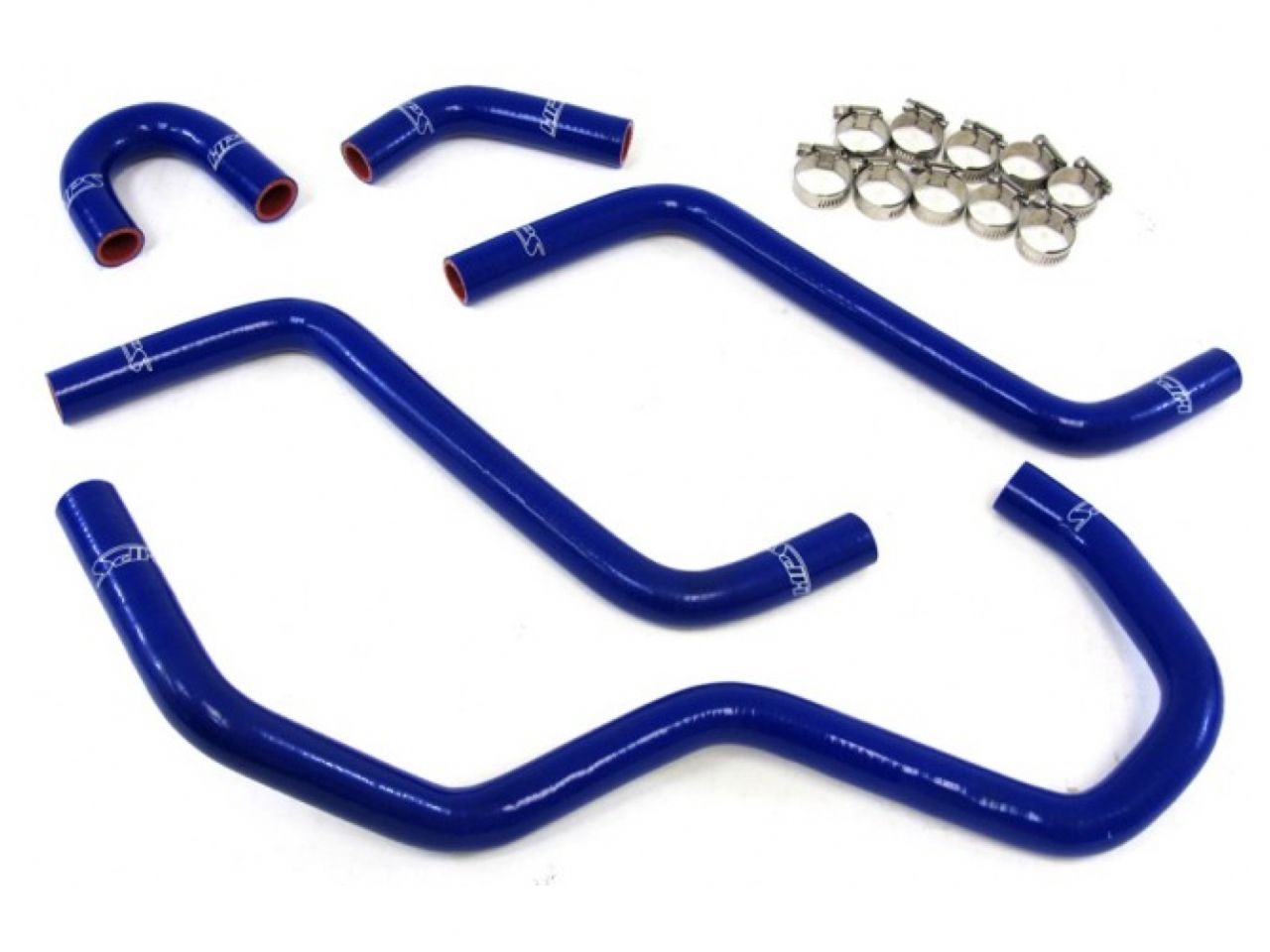 HPS Performance HPS Blue Reinforced Silicone Radiator Hose Kit Yamaha 04-07 YXR450 YXR660 Rhino