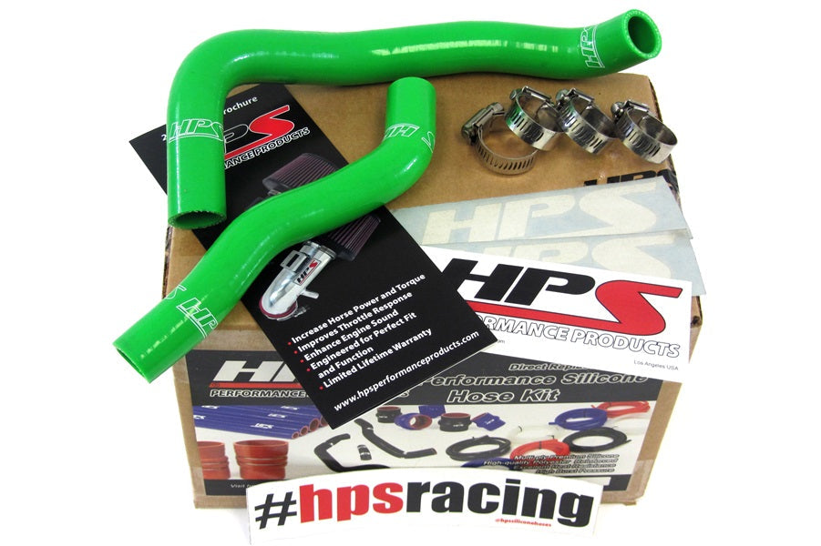 HPS Performance HPS Green Reinforced Silicone Radiator Hose Kit Kawasaki 03-07 KFX400