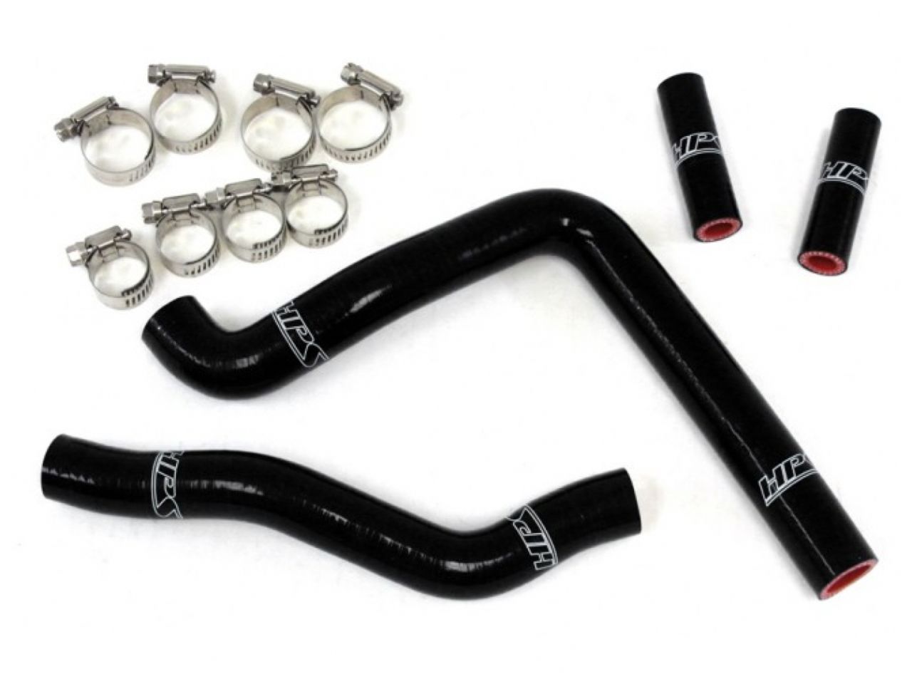 HPS Performance HPS Black Reinforced Silicone Radiator Hose Kit Kawasaki 05-08 KX250