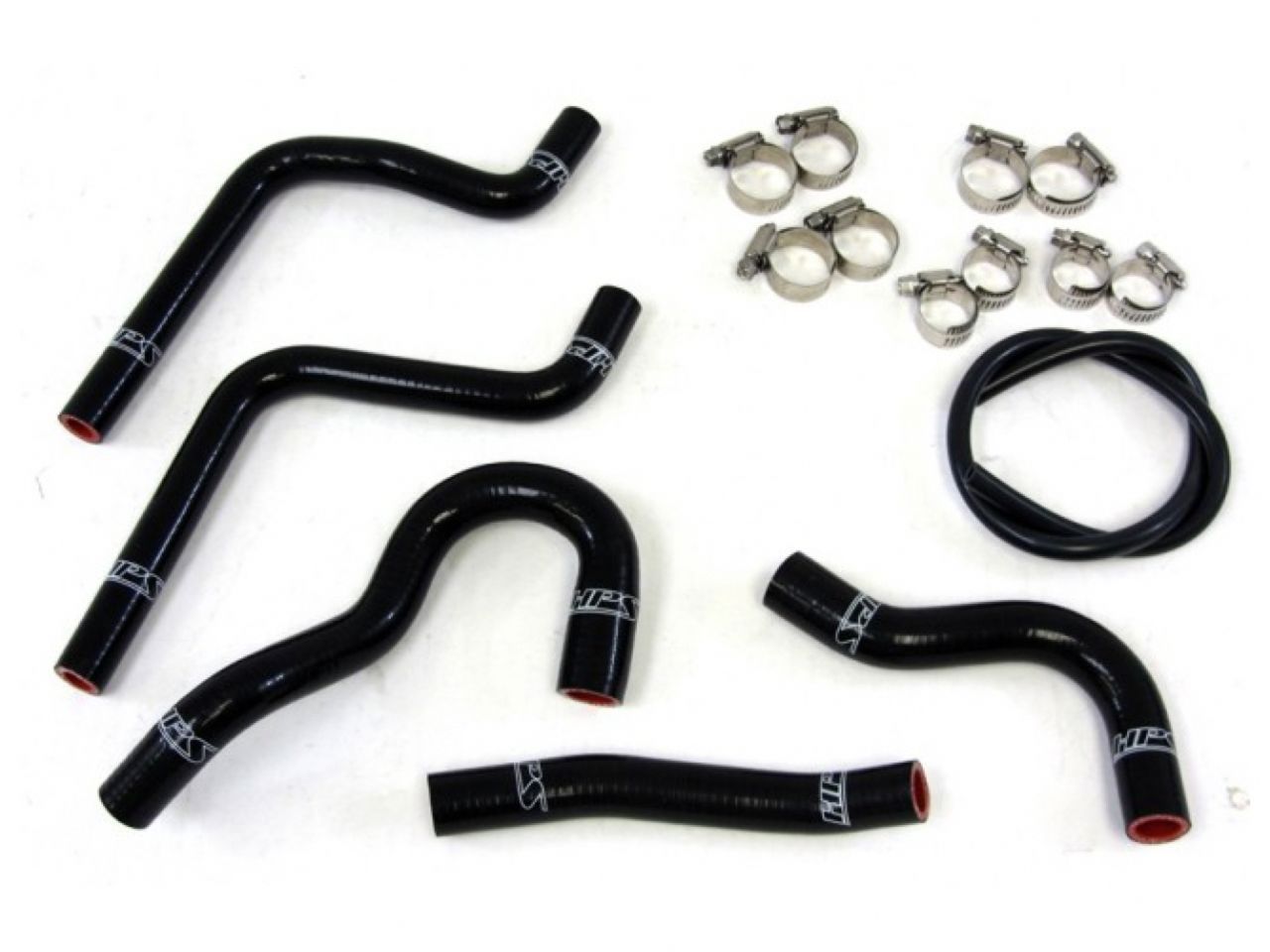 HPS Performance HPS Black Reinforced Silicone Radiator Hose Kit Honda 03-04 CR125R 2 Stroke