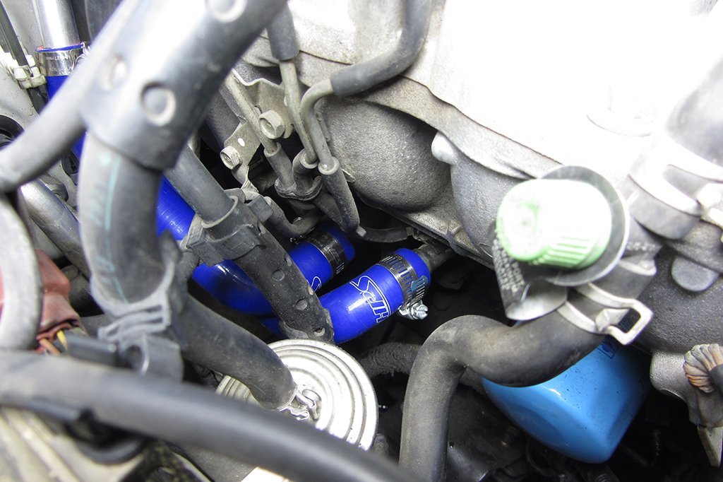 HPS Performance Products HPS Red Reinforced Silicone Heater Hose Kit Nissan 95-98 240SX S14 KA24DE