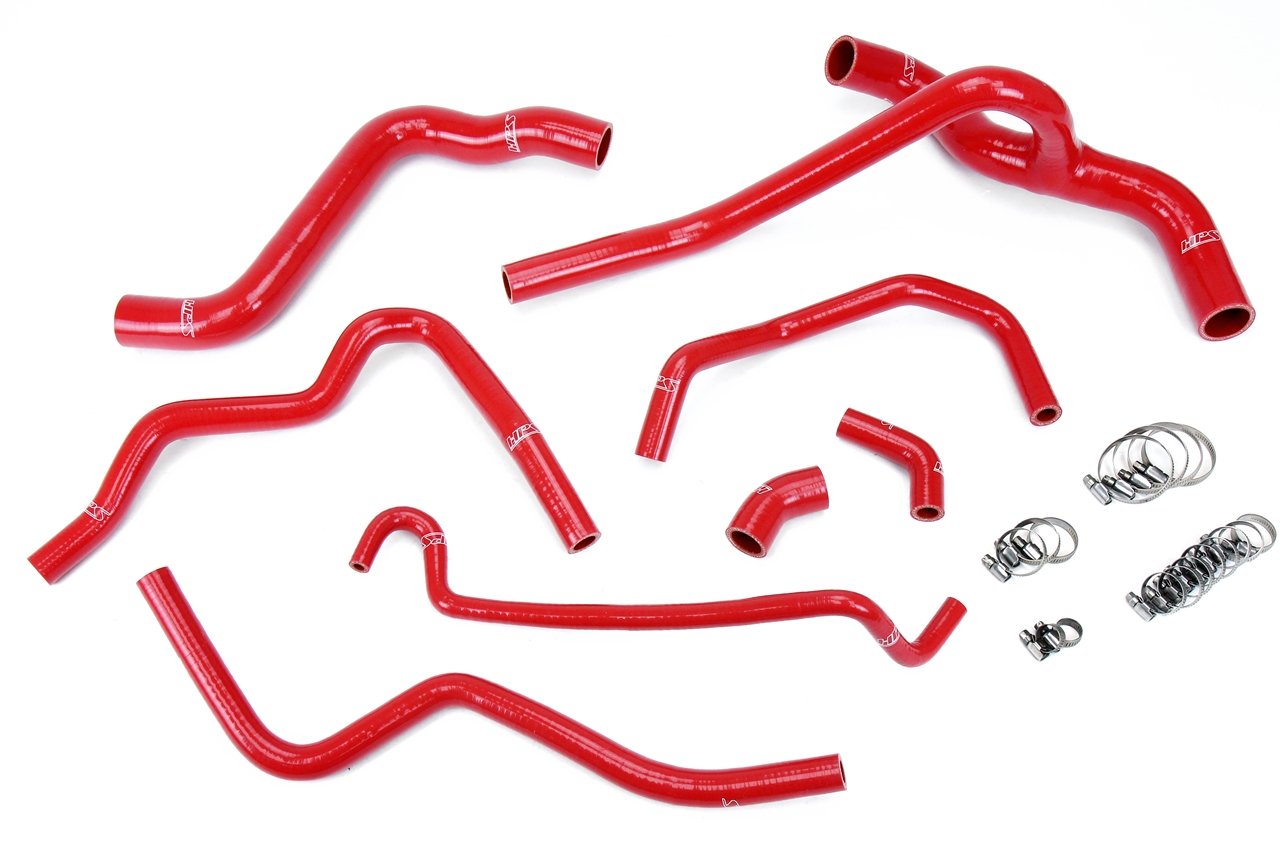 HPS Performance HPS Silicone Radiator + Heater Coolant Hose Kit Ford 2005-2010 Mustang 4.0L V6, 57-1400