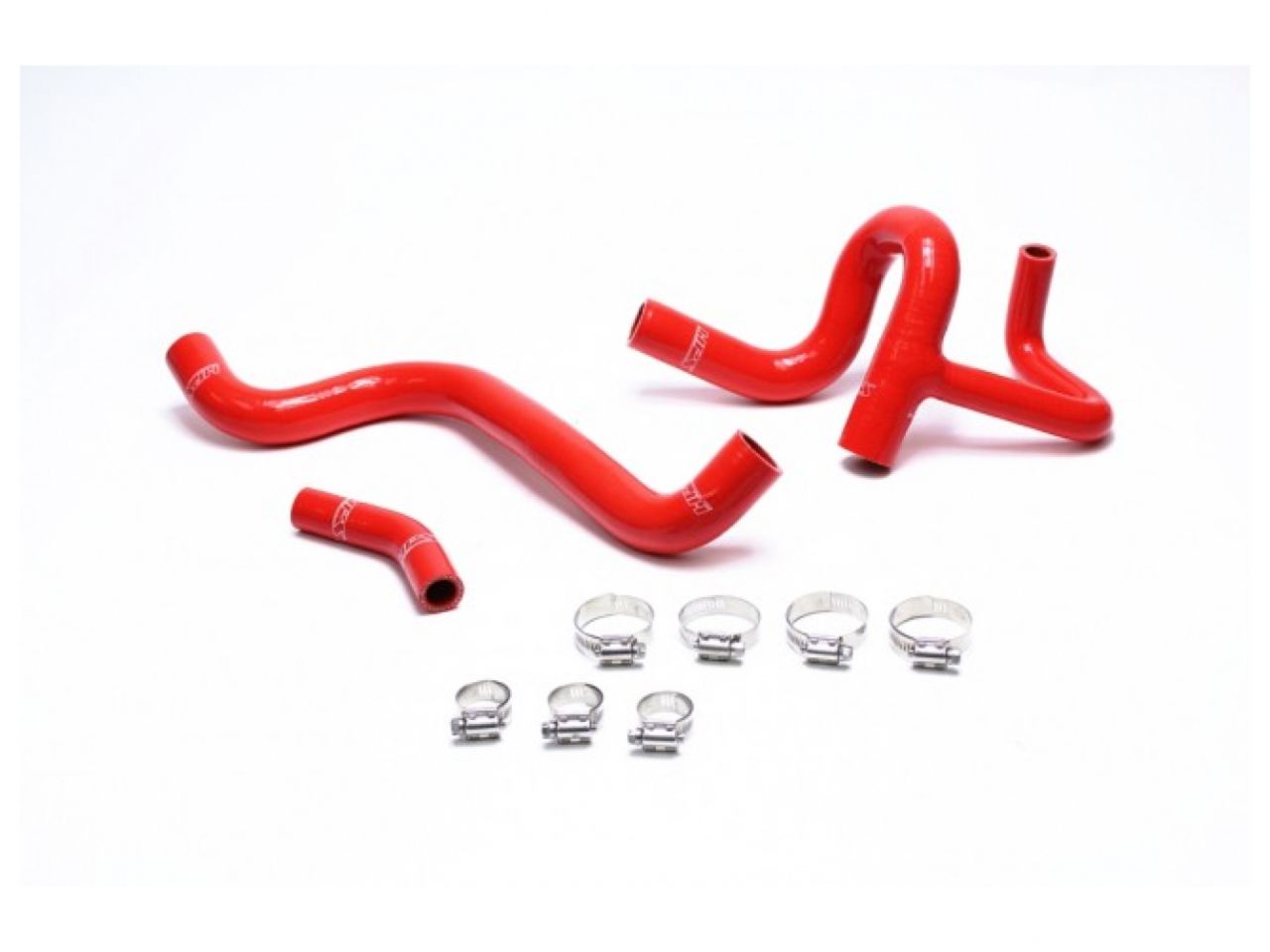 HPS Performance HPS Reinforced Red Silicone Radiator Hose Kit Coolant Dodge 12-16 Dart 1.4T Turbo