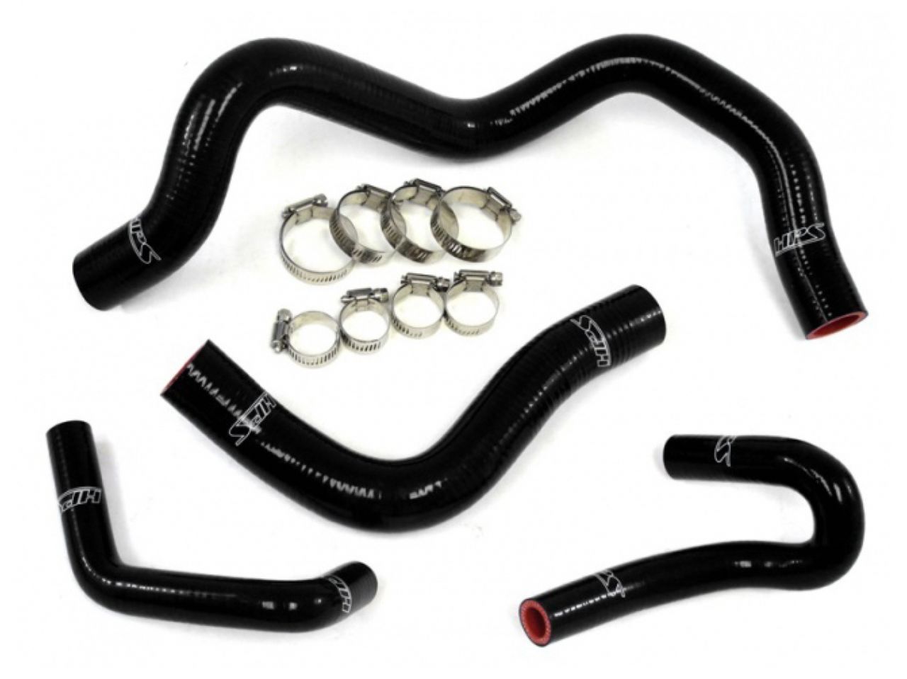 HPS Performance HPS Reinforced Black Silicone Radiator + Heater Hose Kit Coolant Mazda 99-05 Miata 1.8L