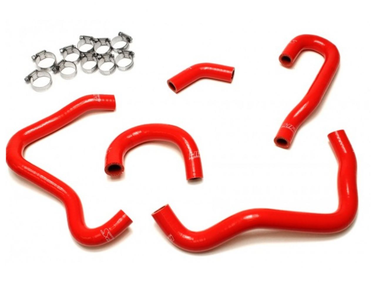 HPS Performance Products HPS Red Reinforced Silicone Heater Hose Kit Honda 00-05 S2000