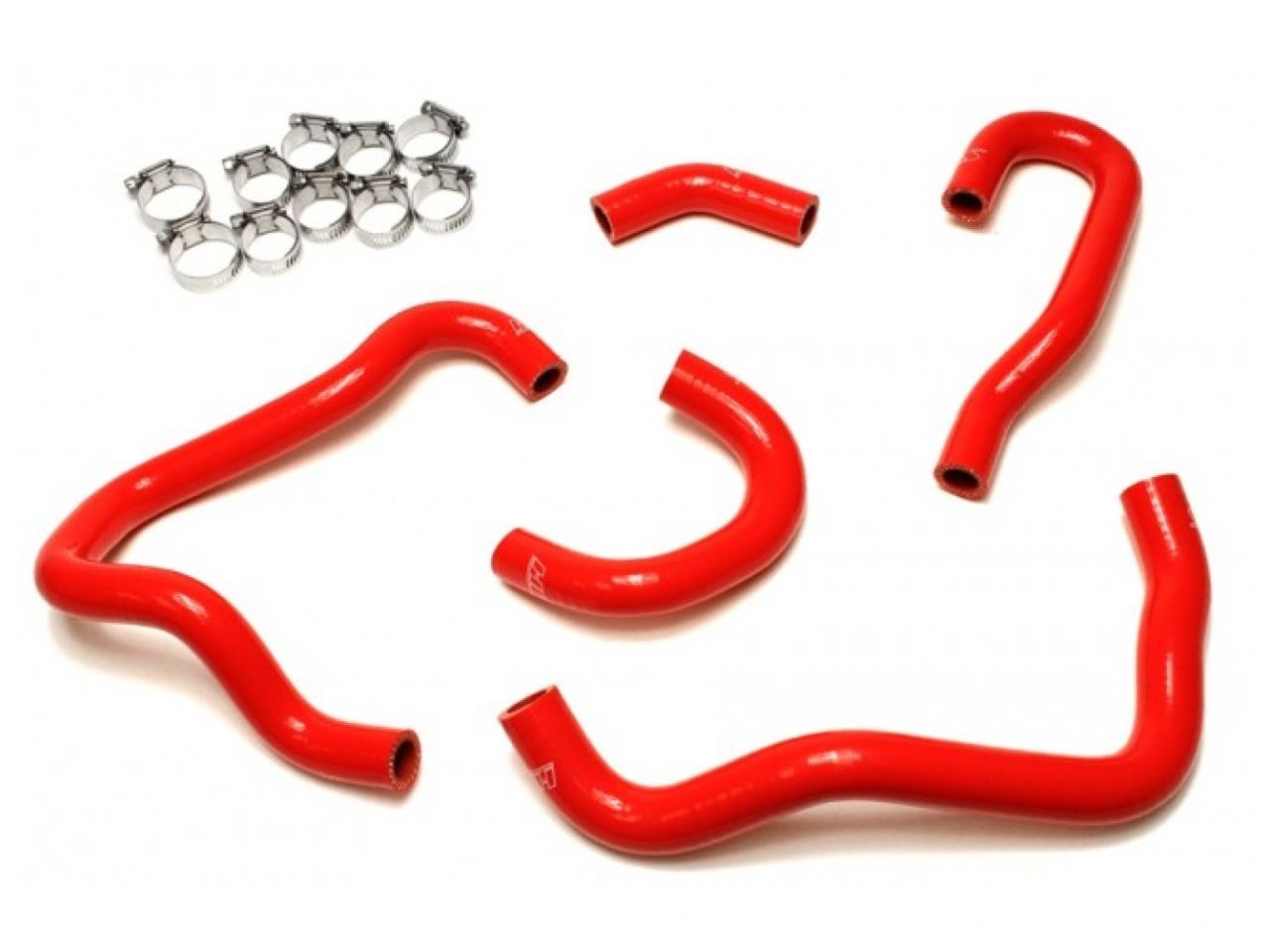 HPS Performance HPS Red Reinforced Silicone Heater Hose Kit Honda 06-09 S2000