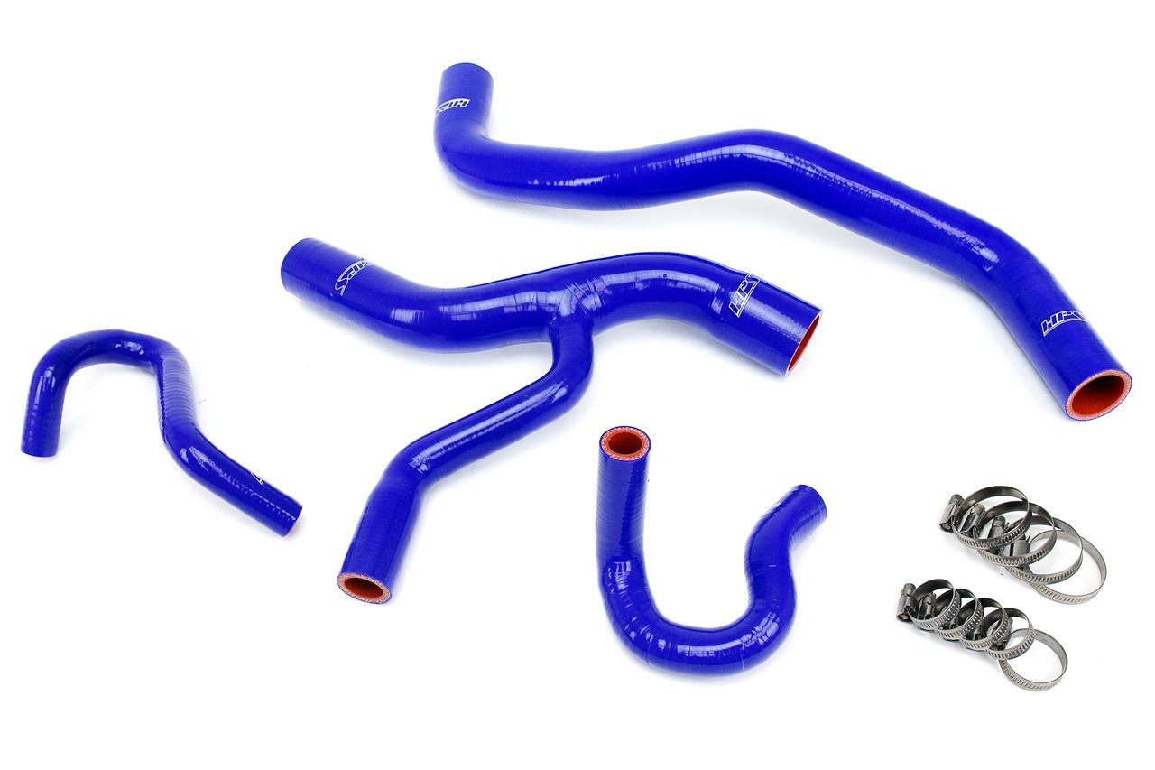 HPS Performance HPS Silicone Radiator + Heater Coolant Hose Kit Ford 1996-2001 Mustang GT 4.6L V8, 57-1416