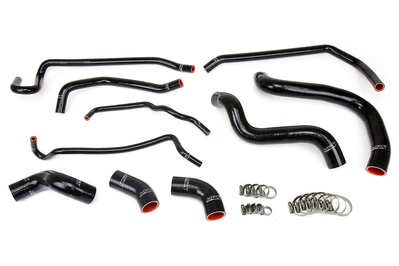 HPS Performance HPS Silicone Radiator + Heater Coolant Hose Kit Ford 2011-2014 Mustang GT 5.0L V8 (includes Boss 302), 57-1429