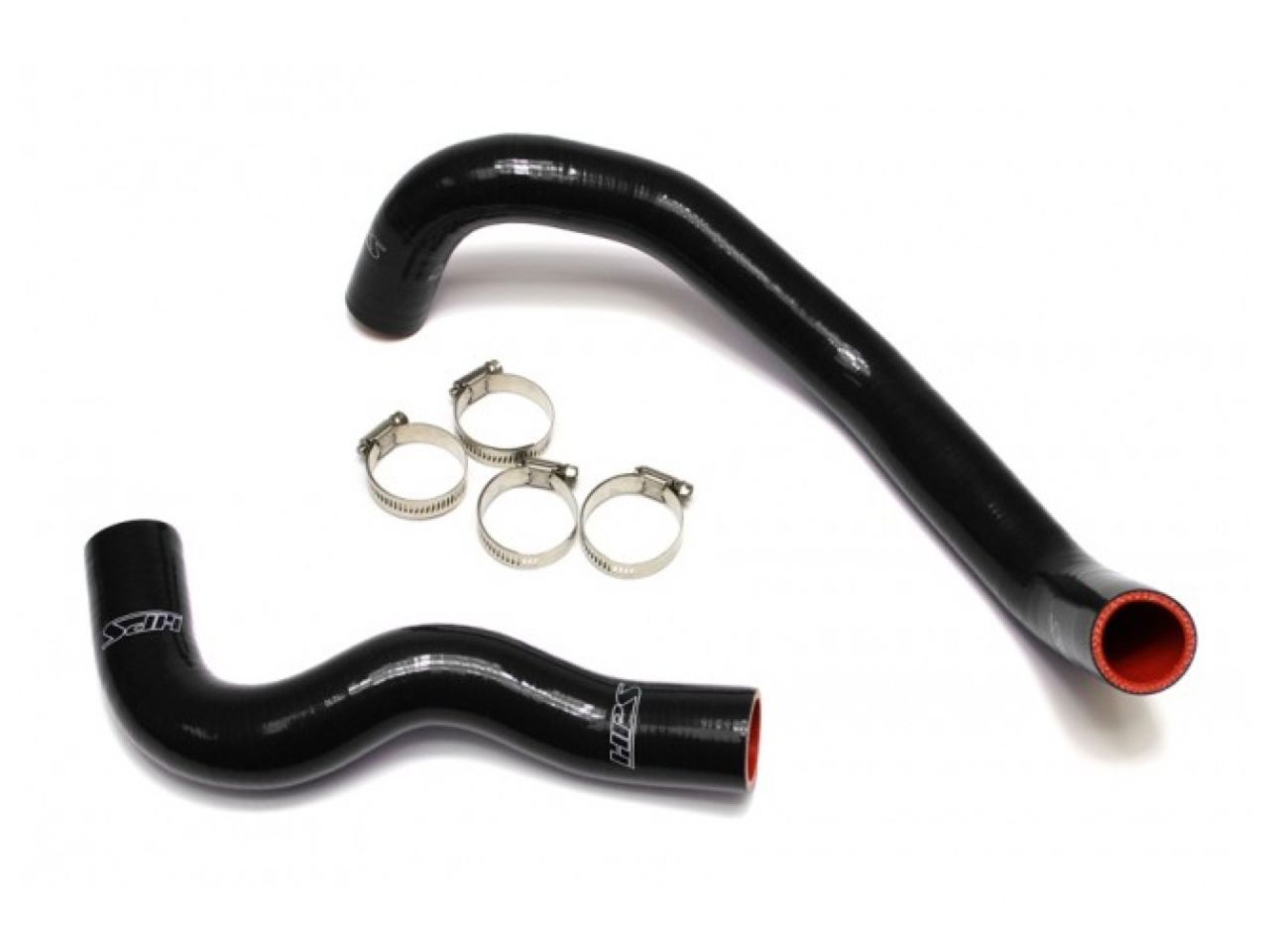 HPS Performance HPS Reinforced Black Silicone Radiator Hose Kit Coolant Nissan 07-08 350Z VQ35HR