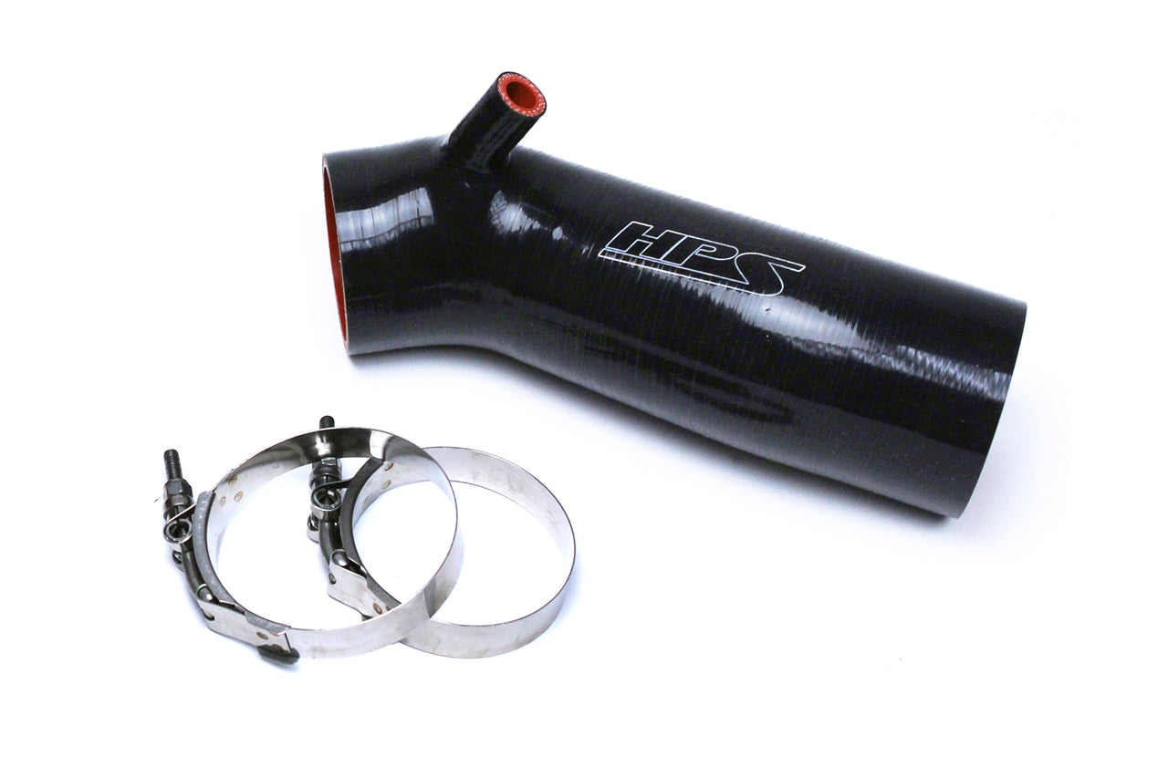 HPS Performance HPS Black Reinforced Silicone Post MAF Air Intake Hose Kit Honda 13-16 Accord 2.4L