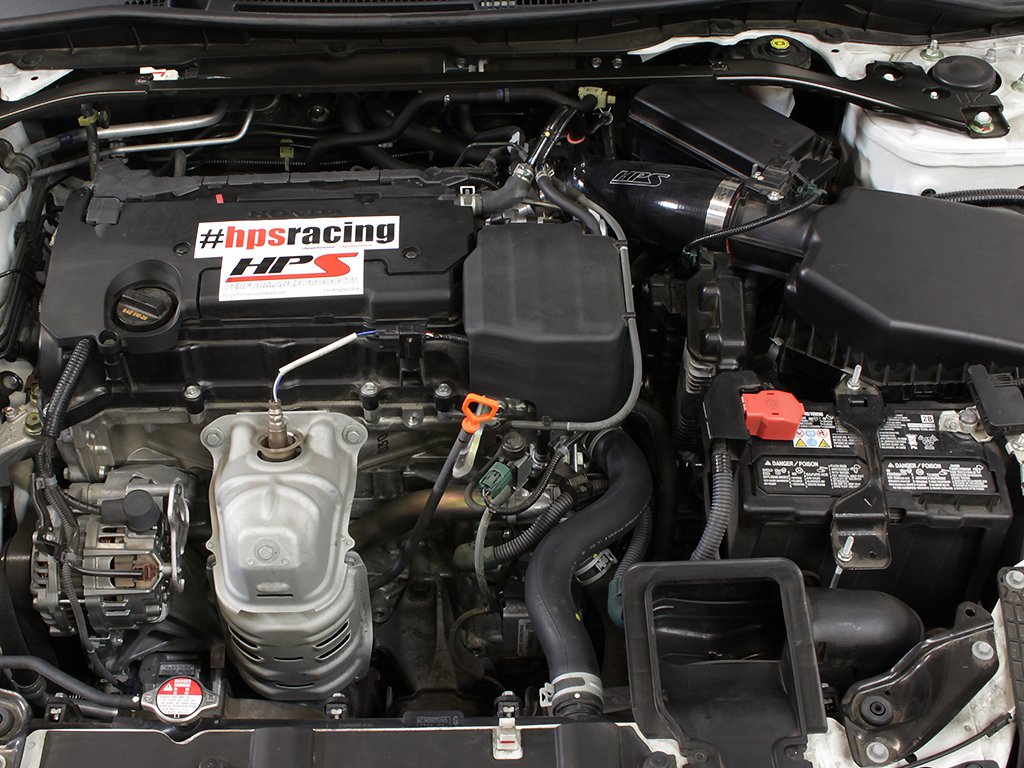 HPS Performance HPS Silicone Air Intake Kit Post MAF Hose Honda 2013-2017 Accord 2.4L, 57-1445