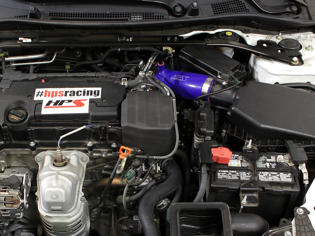 HPS Performance HPS Silicone Air Intake Kit Post MAF Hose Honda 2013-2017 Accord 2.4L, 57-1445