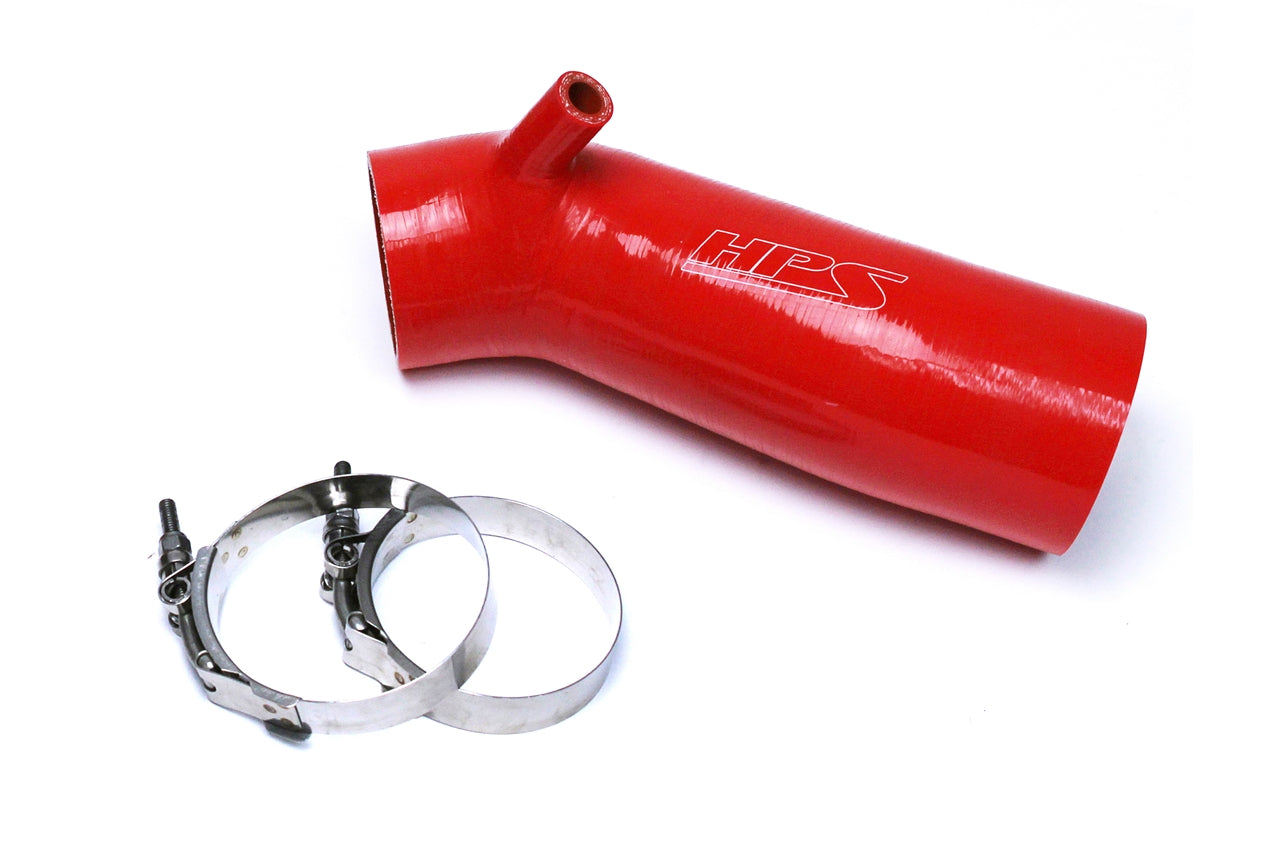 HPS Performance HPS Red Reinforced Silicone Post MAF Air Intake Hose Kit Honda 13-16 Accord 2.4L