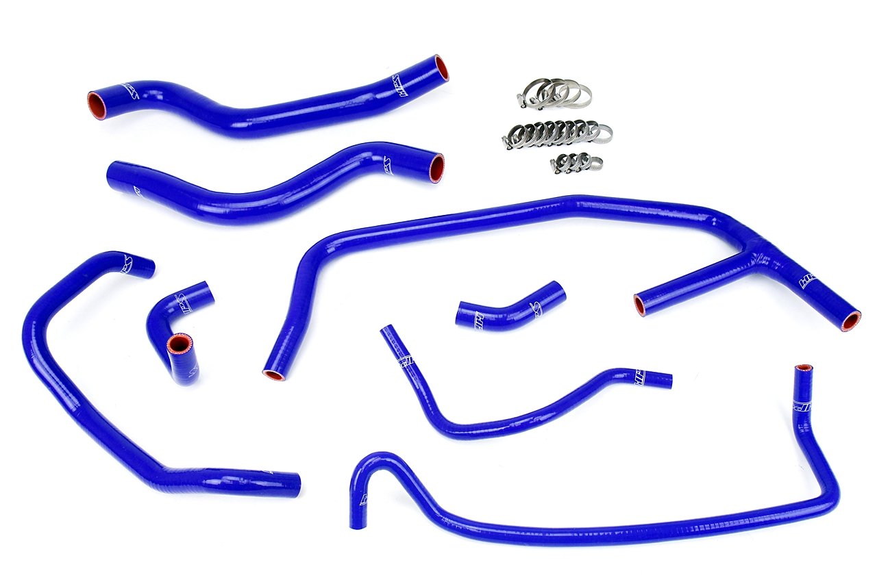 HPS Performance HPS Silicone Radiator + Heater Coolant Hose Kit Ford 2015-2020 Mustang Ecoboost 2.3L Turbo, 57-1452