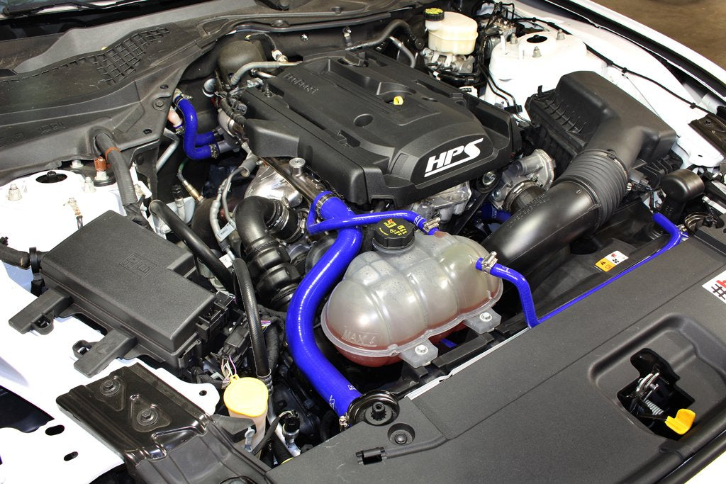 HPS Performance HPS Silicone Radiator + Heater Coolant Hose Kit Ford 2015-2020 Mustang Ecoboost 2.3L Turbo, 57-1452