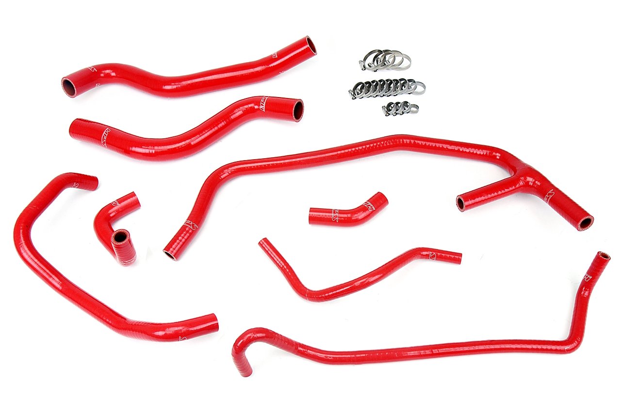 HPS Performance HPS Silicone Radiator + Heater Coolant Hose Kit Ford 2015-2020 Mustang Ecoboost 2.3L Turbo, 57-1452