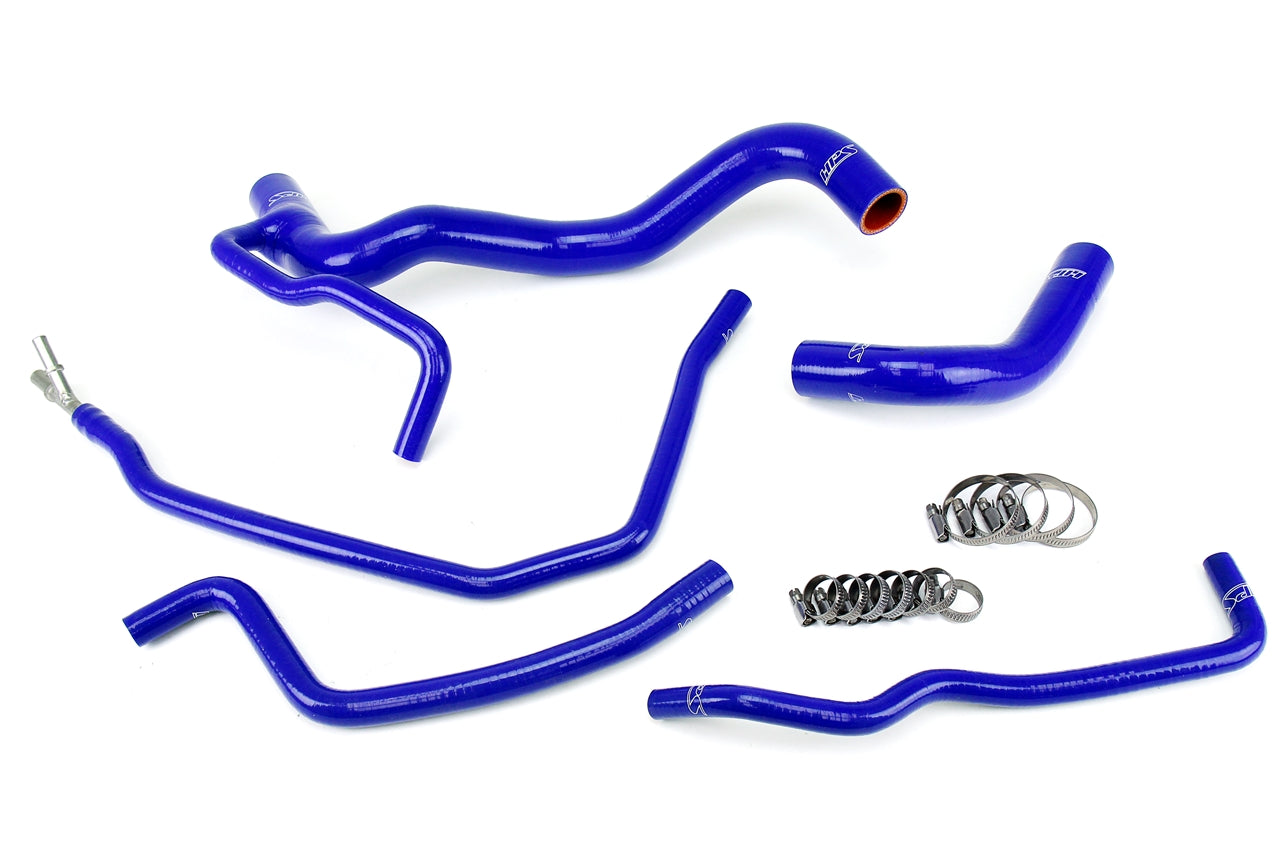 HPS Performance Products HPS Blue Silicone Radiator Hose 5pcs Complete Kit Coolant Bypass Scion 11-15 tC