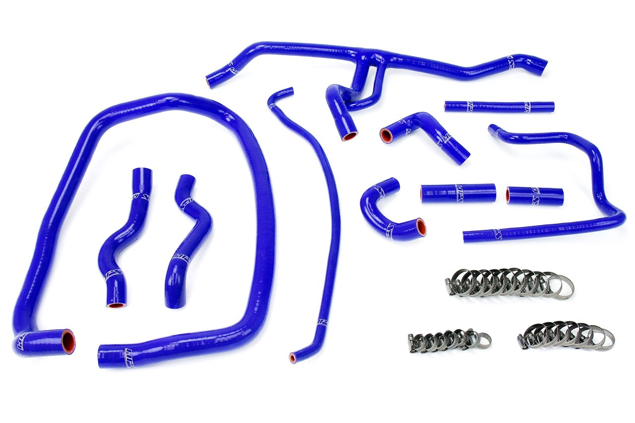HPS Performance Products HPS Silicone Heater Coolant Hose Kit BMW 1996-1999 E36 M3 Left Hand Drive, 57-1488